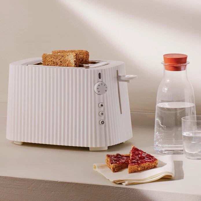 Alessi Plisse Toaster, 775-925W, White – Karaca