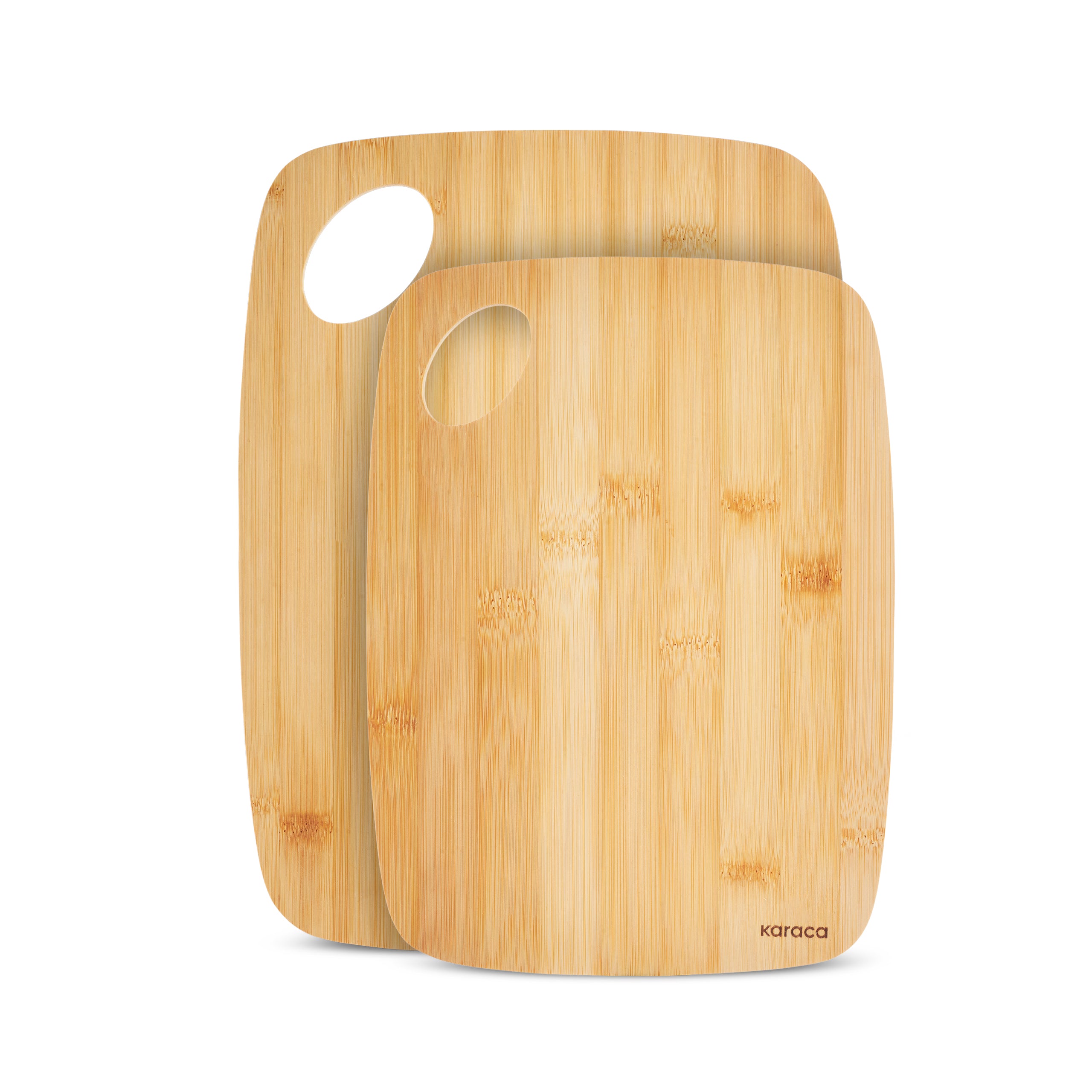 Karaca Karya 2 Piece Bamboo Chopping Board Set, Wood
