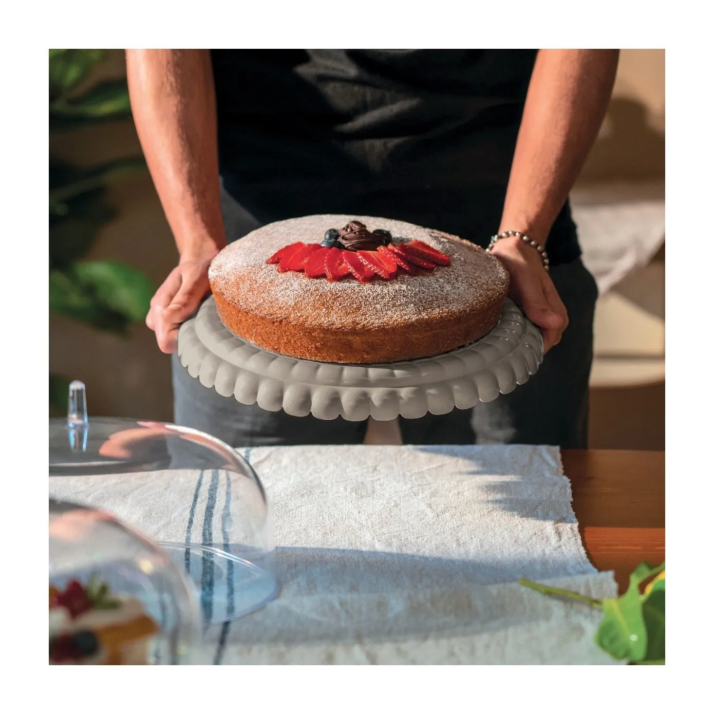 Boîte de transport pour gâteau rond