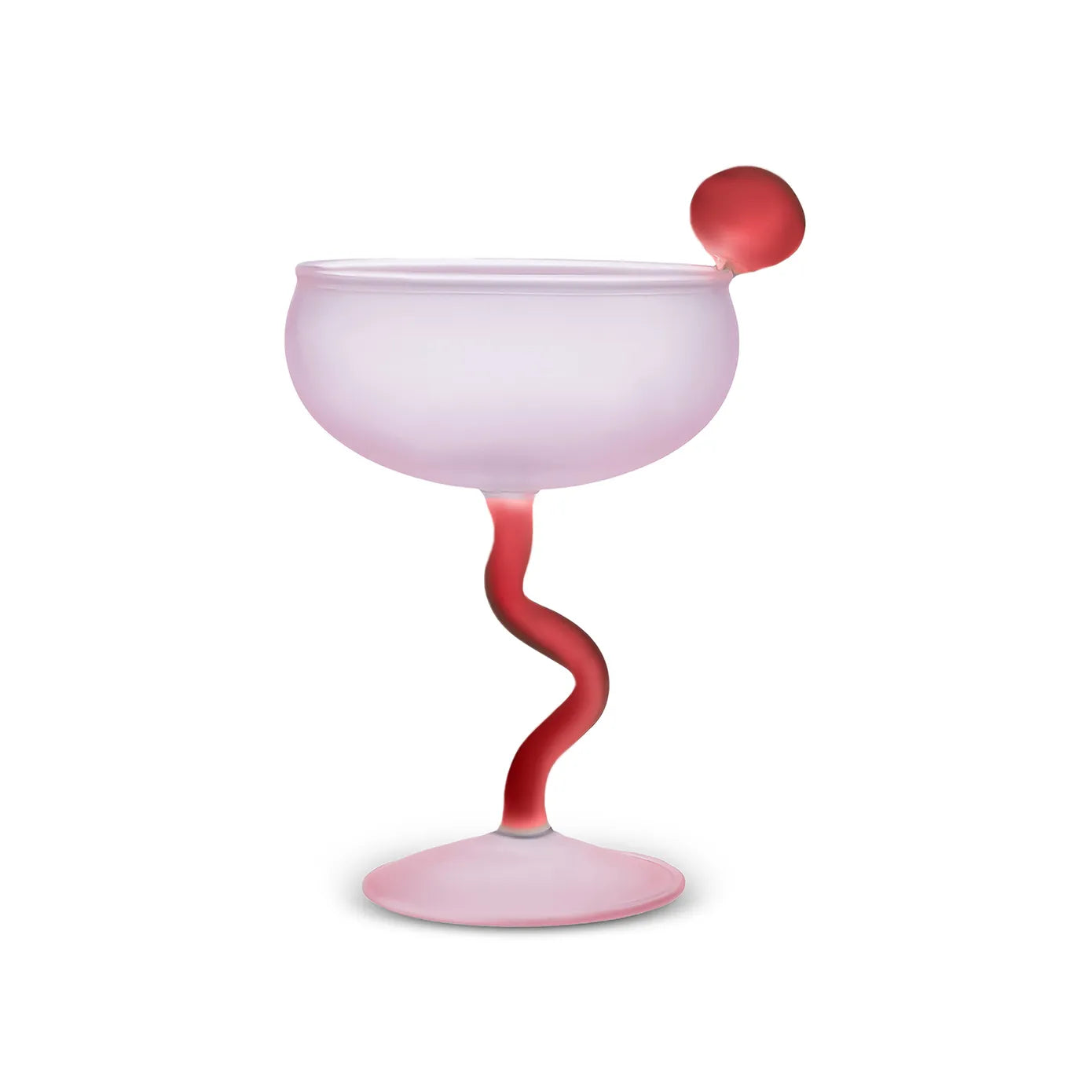 Karaca Miracle Glass Ice Cream Bowl, 250ml, Pink