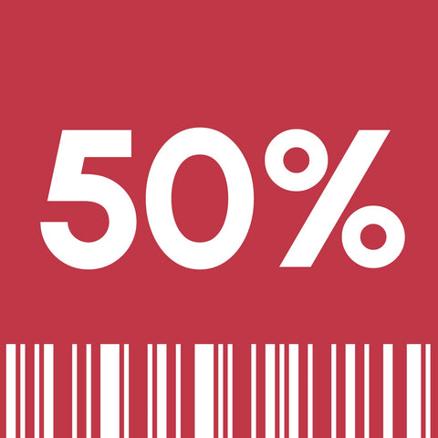 50% Off at Checkout - Red Label
