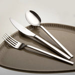 Jumbo 8100 84-Piece Stainless Steel Cutlery Set for 12 People, Silver