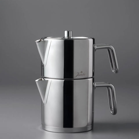 Jumbo Metalix Midi Full Metal Stainless Steel Induction Teapot, Midi, Silver