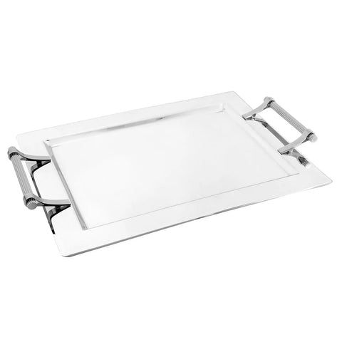 Jumbo Timeless Camino Stainless Steel Tray, 34,5x50cm, Chrome