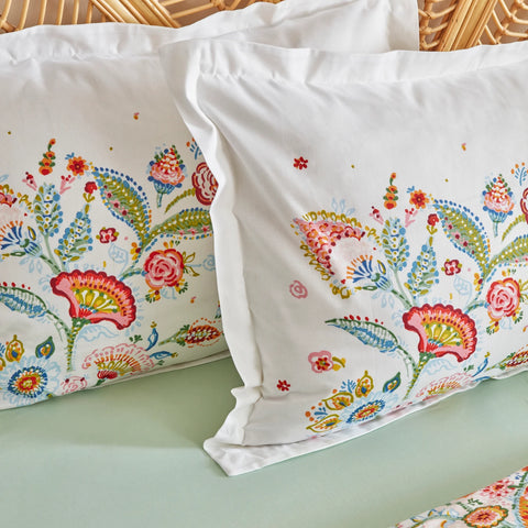 Karaca Home Sarthe 100% Turkish Cotton Duvet Cover Set, Double, Multi