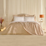 Karaca Home Bride Carina 8-Piece Bedding Set, Double, Gold