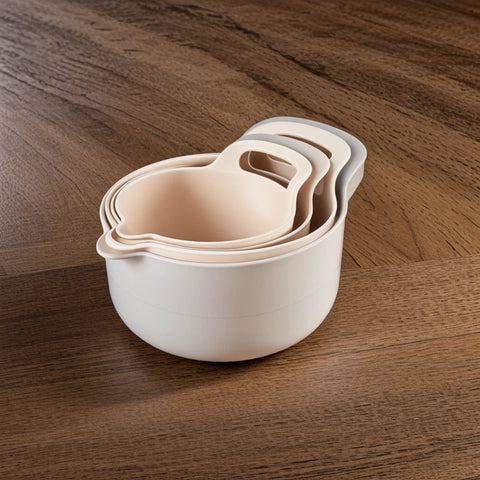 Karaca x Refika 4-Piece Mixing Bowl Set, Gray