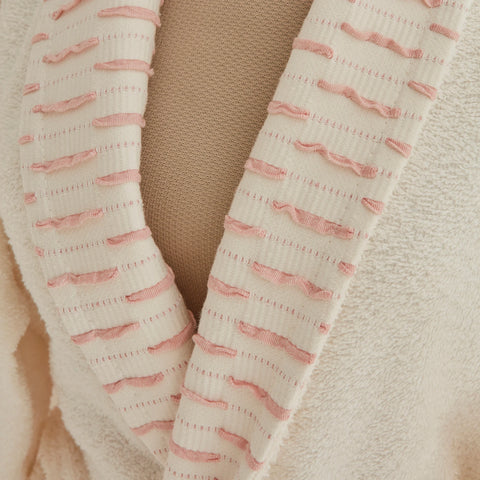 Karaca Home Dena 5-Piece 100% Turkish Cotton Family Bathroom Set, Offwhite