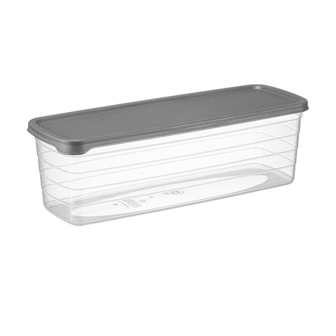 Rectangular Inox Container Hobby Rectangle Long Deep Storage Container, 1.4L, Inox – Karaca