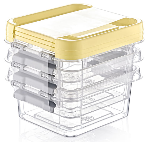 Hobby 3-Piece Grand Storage Container, 500ml, Wood