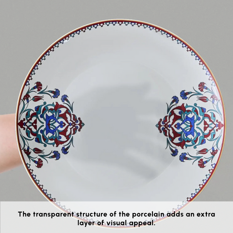 Karaca Bone China Nakkaş 26-Piece Serveware Set for 6 People, Multi