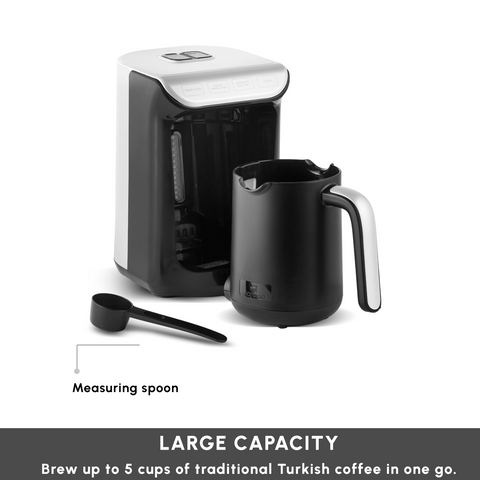 Karaca Hatır Köz Milky Turkish Coffee Maker, 535W, White