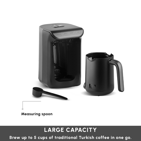 Karaca Hatır Köz Milky Turkish Coffee Maker, 535W, Galaxy Grey