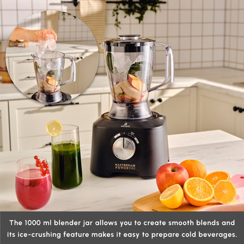 Karaca Mastermaid Power Multifunctional 11 in 1 Food Processor Set, 2500W, Black Silver