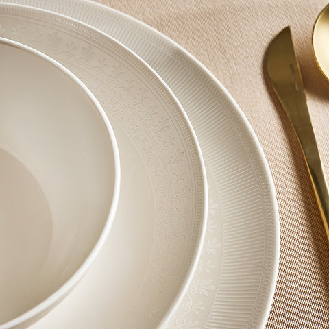 Emsan Forever Bone Arte 53-Piece Dinner Set for 12 People