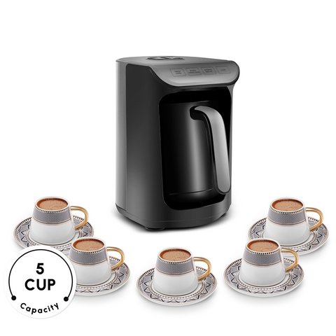 Karaca Hatır Köz Milky Turkish Coffee Maker, 535W, Galaxy Grey