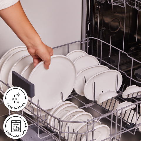 Karaca Stream Pure Cordelia 20-Piece Porcelain Serveware Set for 6 People, White