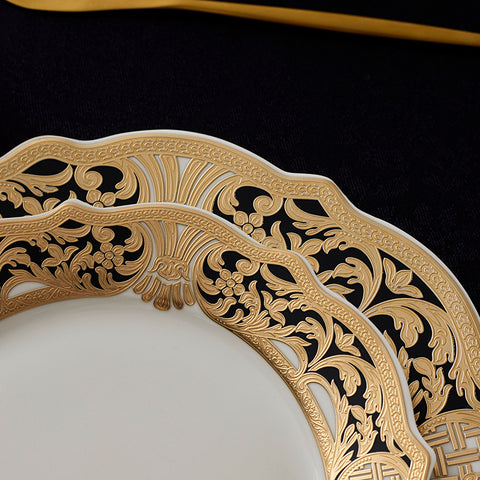 Emsan Empire Bone Baroque 29-Piece Dinner Set for 6 People