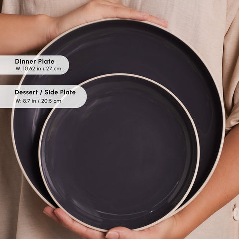 Karaca Terra 36-Piece Dinner Set for 8 People, Anthratice