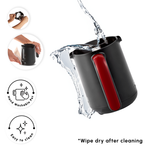 Karaca Hatır Köz Milky Turkish Coffee Maker, 535W, Imperial Red