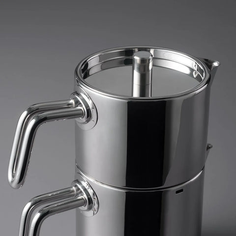 Jumbo Metalix Midi Full Metal Stainless Steel Induction Teapot, Midi, Silver