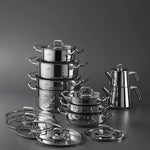 Jumbo Proshine 17-Piece Induction Cookware Set