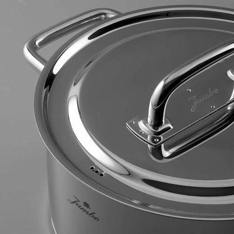 Jumbo Metalix 8-Piece Stainless Steel Induction Cookware Set, Silver