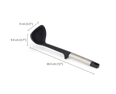 Joseph Joseph Elevate Silicone Ladle, Steel, Black