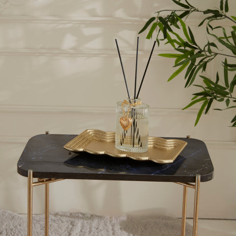 Karaca Vendi Decorative Tray, 24 x 15 cm, Gold