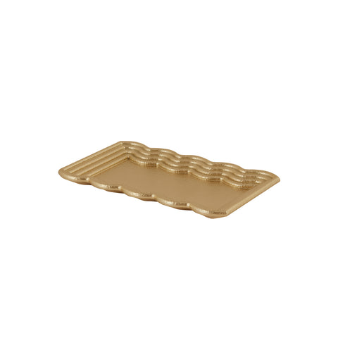 Karaca Vendi Decorative Tray, 24 x 15 cm, Gold