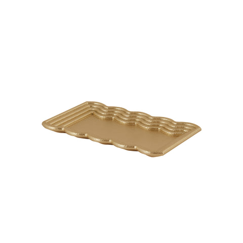 Karaca Vendi Decorative Tray, 24 x 15 cm, Gold