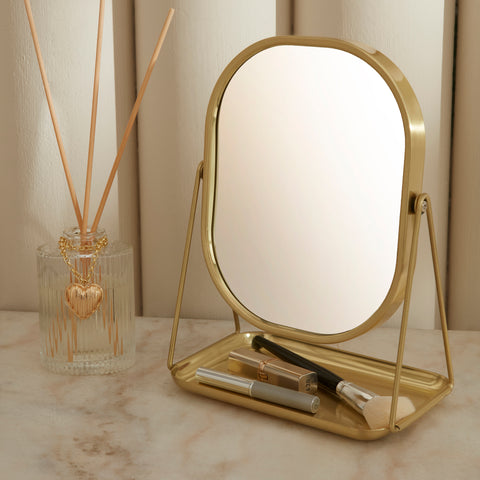 Karaca Home Reora Mirror, 20.5x13x28cm, Gold