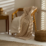 Karaca Rabbit Sherpa TV Blanket, 130x150cm, Single, Beige
