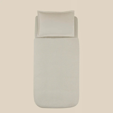 Karaca Leaves Wellsoft Blanket, Single, 150x200cm, White