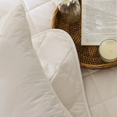 Karaca Cotton Duvet Cover, 135x200cm, Single, Offwhite