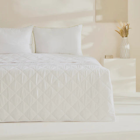 Karaca Cotton Duvet Cover, 200x200cm, Double, Offwhite