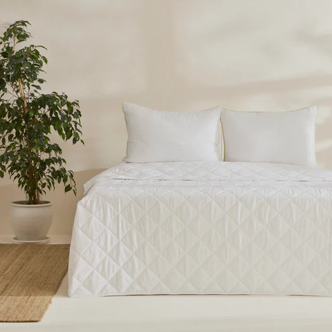 Karaca Cotton Duvet Cover, 200x200cm, Double, Offwhite