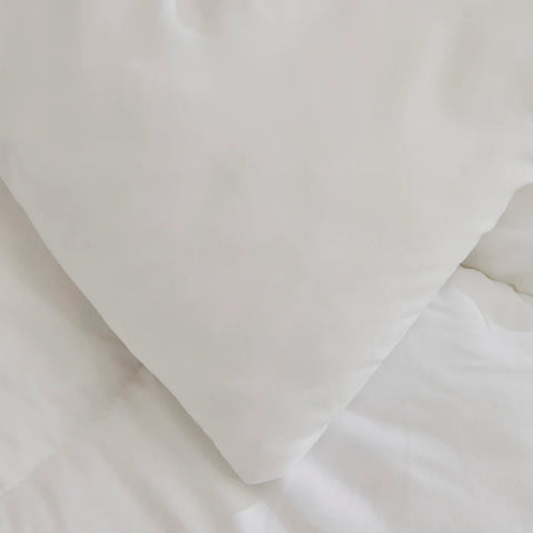 Karaca Home Basic Microfiber Duvet Cover, 200x200cm, Offwhite