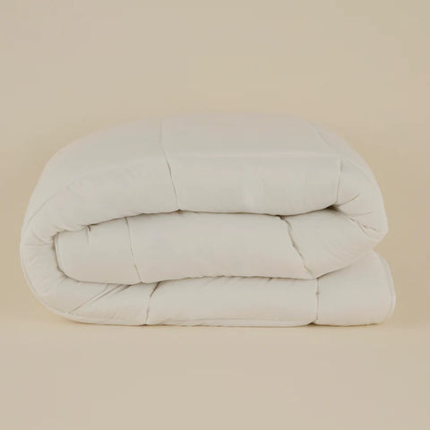 Karaca Home Basic Microfiber Duvet Cover Set, Offwhite