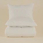 Karaca Home Basic Microfiber Duvet Cover Set, Offwhite