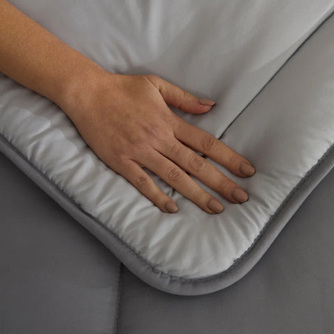 Karaca Home Double Face Duvet Cover, 135x200cm, Anthratice-Grey