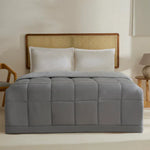 Karaca Home Double Face Duvet Cover, 200x200cm, Anthratice-Grey