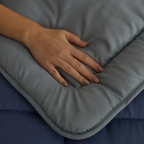 Karaca Home Double Face Duvet Cover, 135x200cm, Blue-Mint