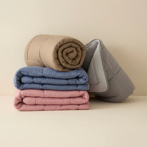 Karaca Home Double Face Duvet Cover, 155x220cm, Beige-Mocha