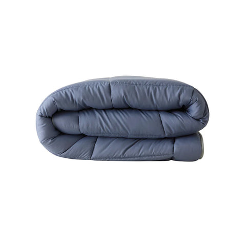 Karaca Home Double Face Duvet Cover, 200x200cm, Blue-Mint