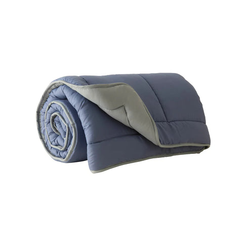 Karaca Home Double Face Duvet Cover, 155x220cm, Blue-Mint