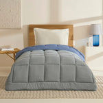 Karaca Home Double Face Duvet Cover, 200x200cm, Blue-Mint