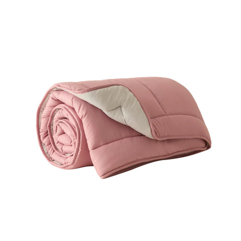 Karaca Home Double Face Duvet Cover, 135x200cm, Powder-Light Grey