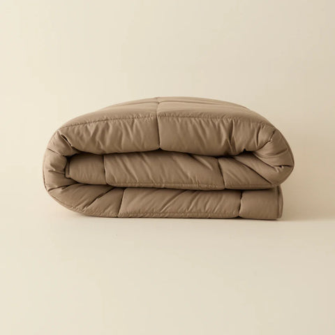 Karaca Home Double Face Duvet Cover, 155x220cm, Beige-Mocha