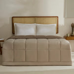 Karaca Home Double Face Duvet Cover, 200x200cm, Beige-Mocha